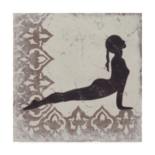 Chariklia Zarris 'Yoga Bliss Iv' Canvas Art, 35x35, Trademark Fine Art, Mfr#: WAG05858-C3535GG
